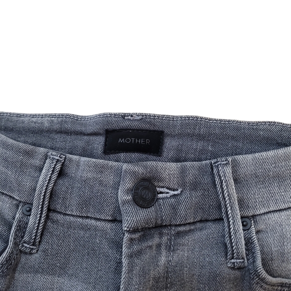 Mother The Looker Ankle Fray Jeans Size 24 - Picture 4 of 7